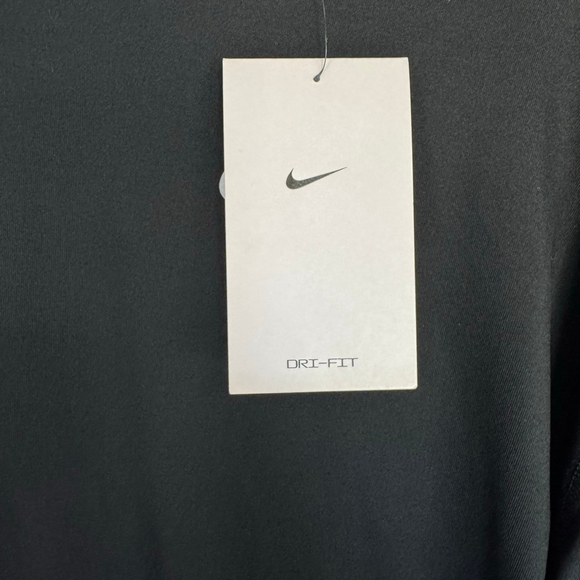 Nike Women’s Crew Neck Long Sleeve Quick Dry Active Jersey Shirt Black Medium - Picture 7 of 12